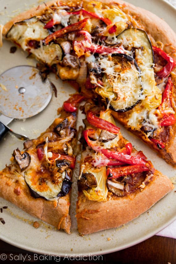 Roasted-Veggie-Whole-Wheat-Pizza