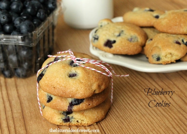 Blueberry Cookies | thebittersideofsweet.com