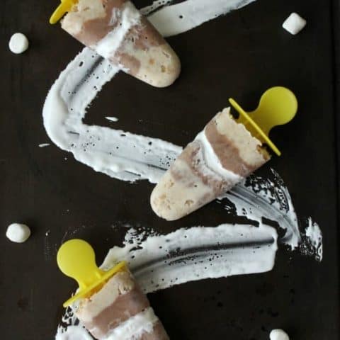 S'mores Yogurt Pops