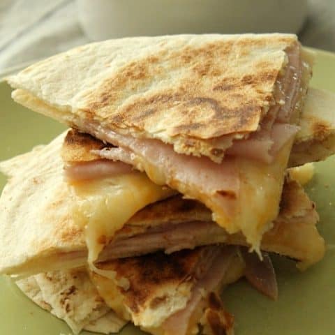 Ham and Cheese Quesadillas