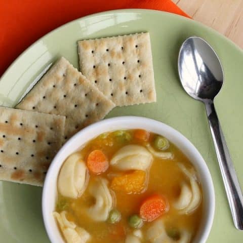 Roasted Butternut Squash Tortellini Soup