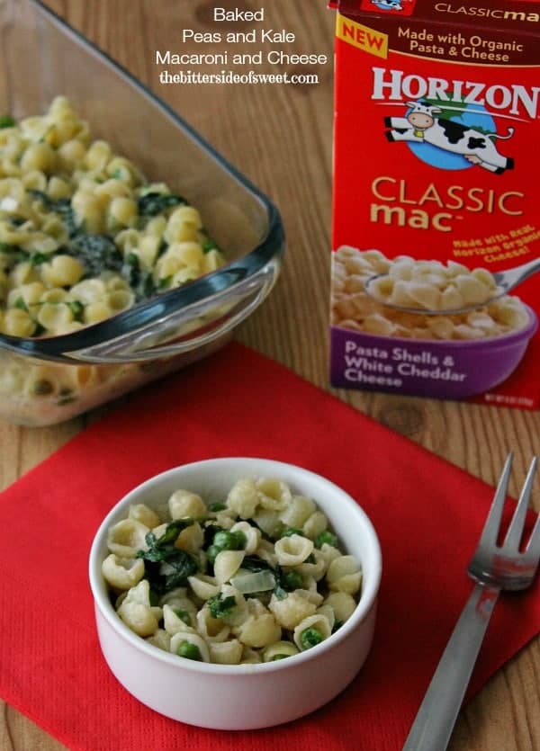 Baked Peas and Kale Macaroni and Cheese The Bitter Side of Sweet