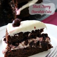 Black Cherry Chocolate Cake (+ a giveaway)