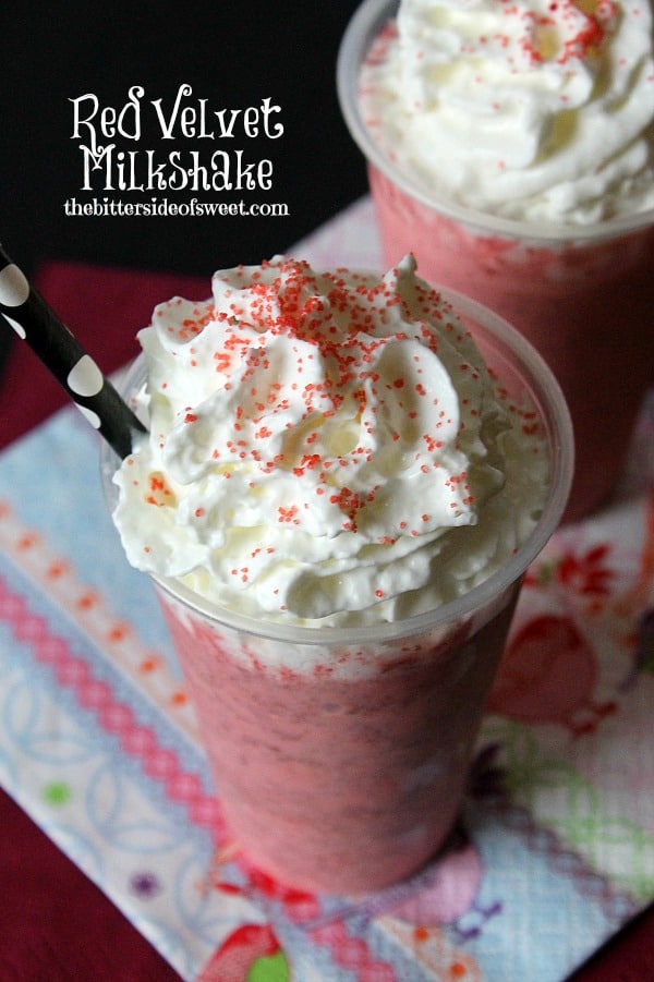 Red Velvet Milkshake - The Bitter Side of Sweet