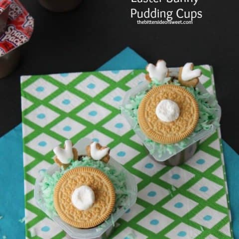 Easter Bunny Pudding Cups