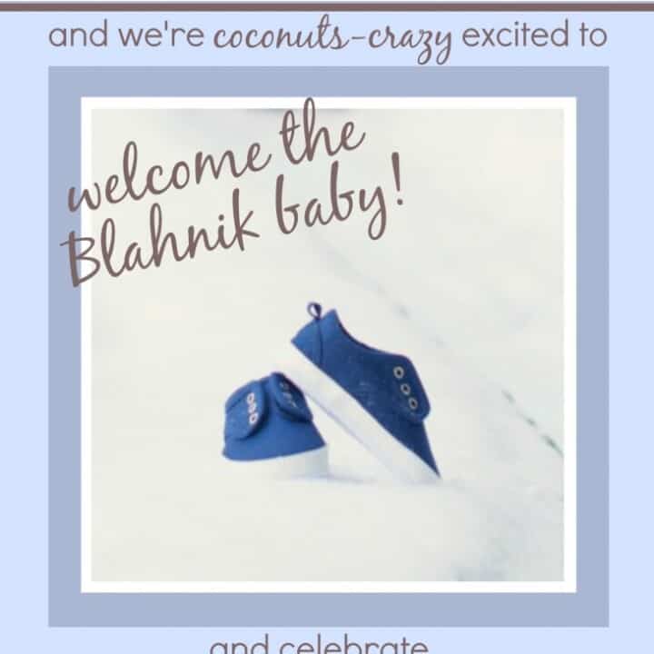 Coconut Pineapple Banana Smoothie ( A Baby Shower)