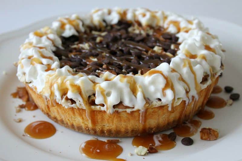 Turtle Cheesecake - The Bitter Side of Sweet #UniquelyYours #ad