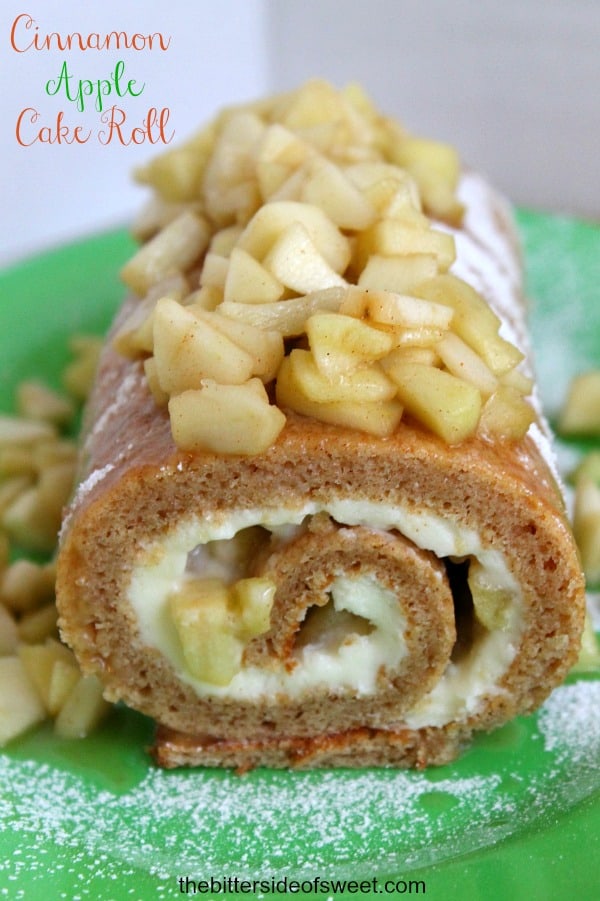 Cinnamon Apple Cake Roll by The Bitter Side of Sweet