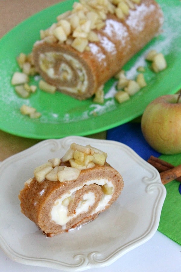 Cinnamon Apple Cake Roll The Bitter Side of Sweet