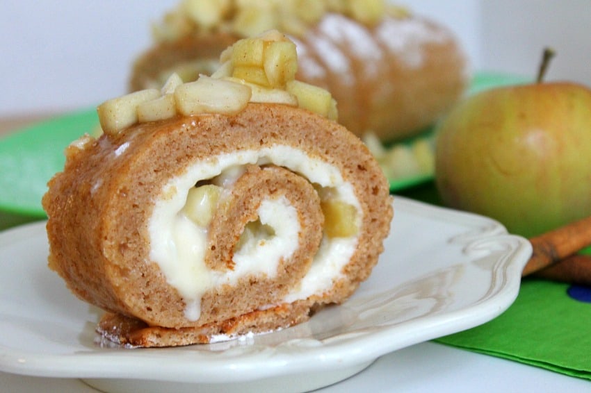 Cinnamon Apple Cake Roll theBitterSideofSweet