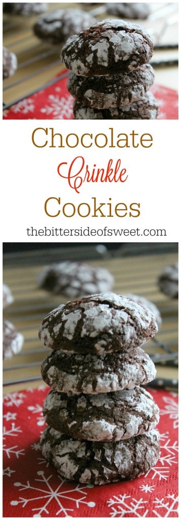 Chocolate Crinkle Cookies