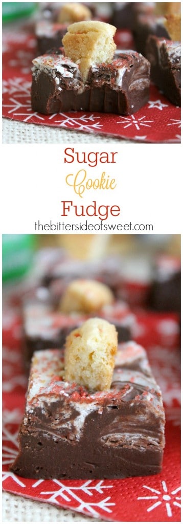 Sugar Cookie Fudge - The Bitter Side of Sweet #DelightfulMoments #ad