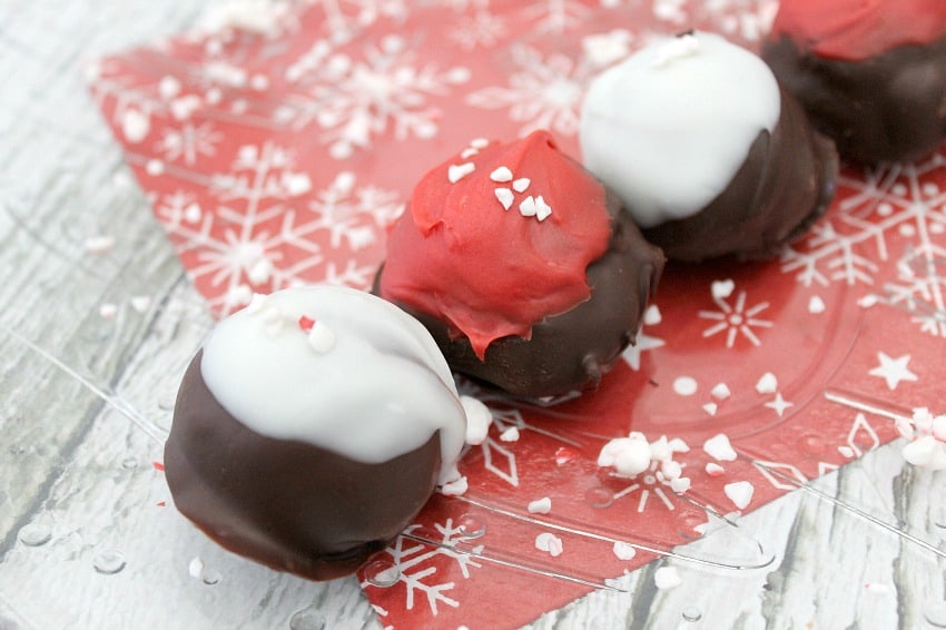 Candy Cane OREO Cookie Balls The Bitter Side of Sweet