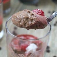 Raspberry Chocolate Mousse