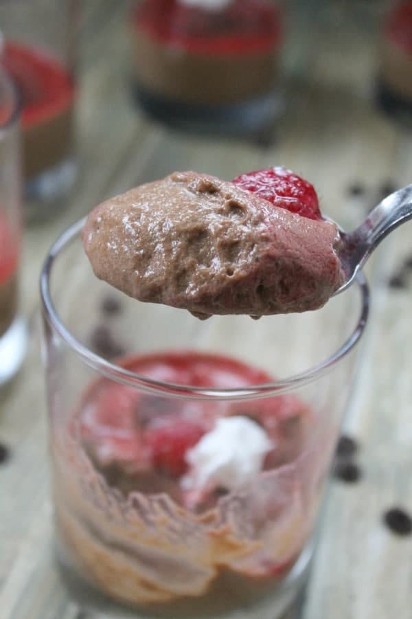 Raspberry Chocolate Mousse – The Bitter Side of Sweet #ZingBakingHoliday #ad