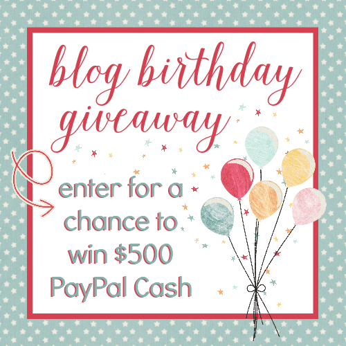 $500 PayPal Cash Blog Birthday Giveaway 2