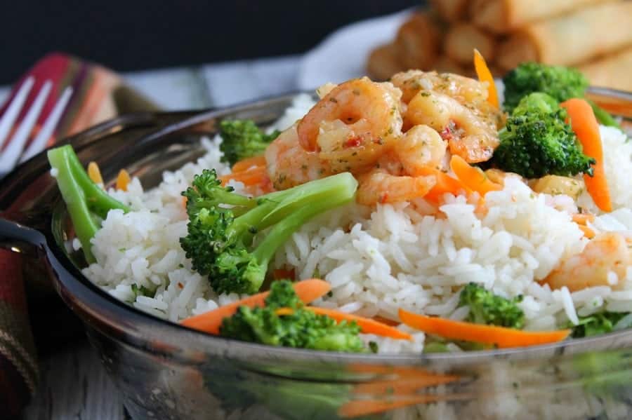 Shrimp Broccoli Rice - The Bitter Side of Sweet