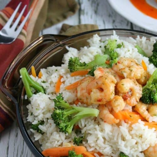 Shrimp Broccoli Rice - The Bitter Side of Sweet