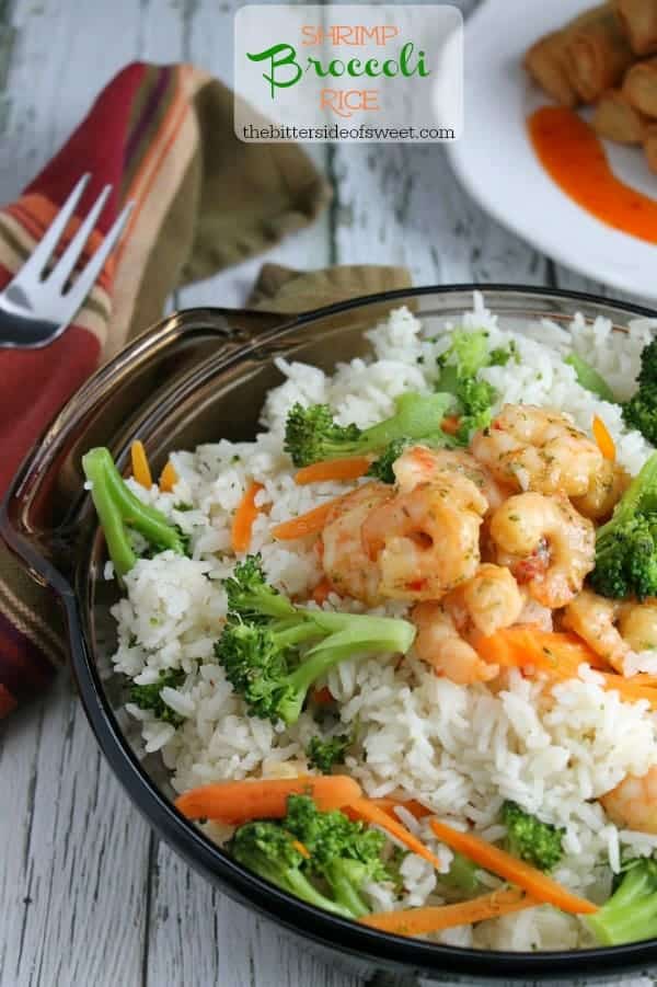 Shrimp Broccoli Rice - The Bitter Side of Sweet