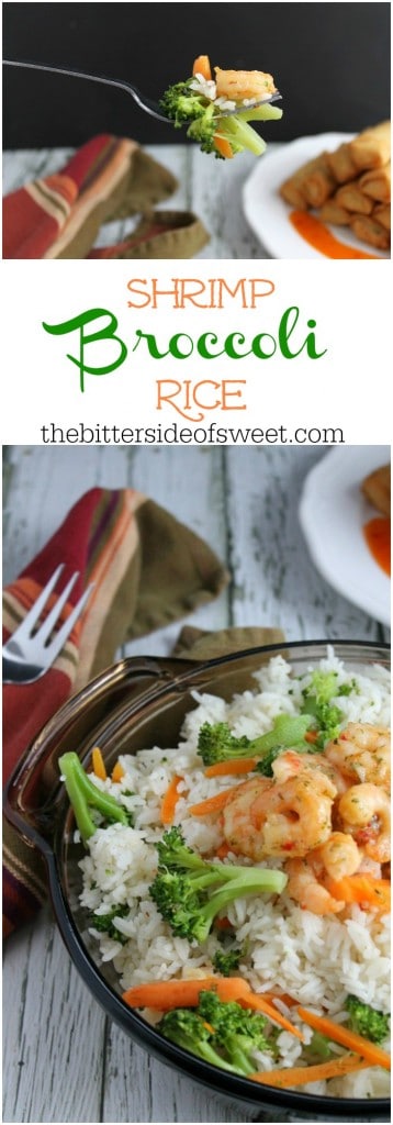 Shrimp Broccoli Rice | The Bitter Side of Sweet #ShrimpItUp #ad