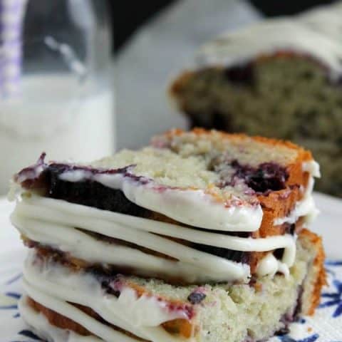 Gluten Free Blueberry Yogurt Cake