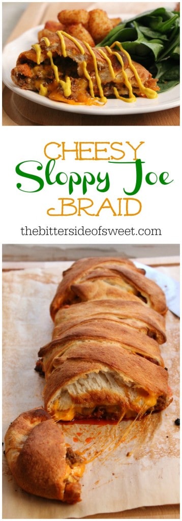 Cheesy Sloppy Joe Braid | The Bitter Side of Sweet