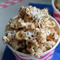 Chocolate Coconut Flax Popcorn