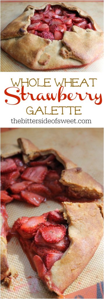 Whole Wheat Strawberry Galette 