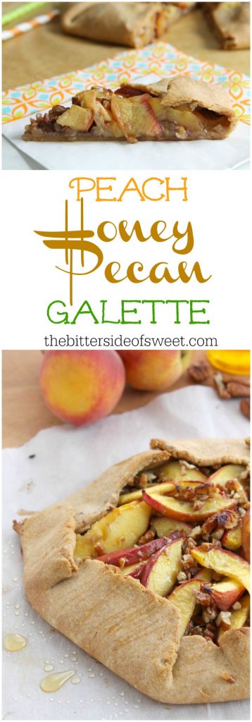 Peach Honey Pecan Galette | The Bitter Side of Sweet #SundaySupper