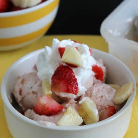 Strawberry Banana Ice Cream