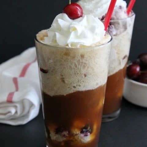 Cherry Vanilla Root Beer Float