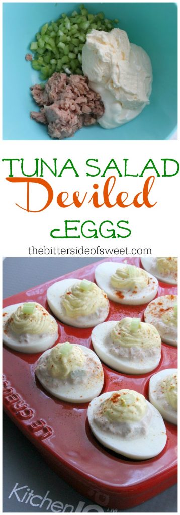 Tuna Salad Deviled Eggs | The Bitter Side of Sweet