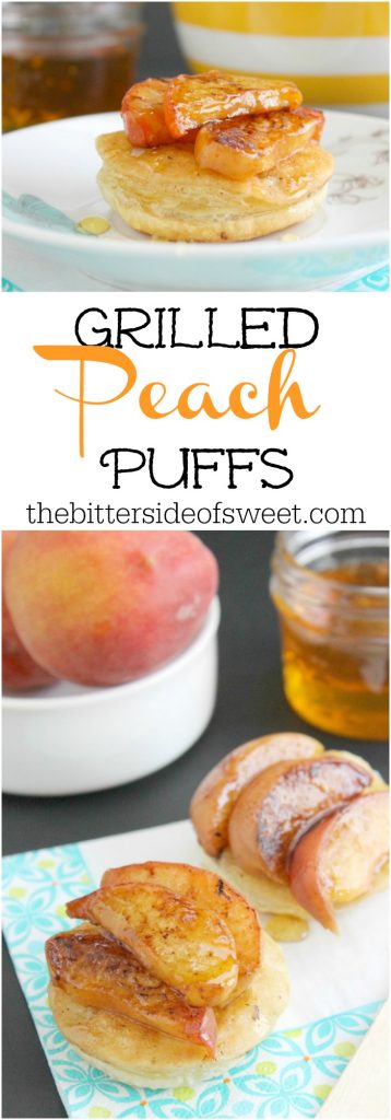 Grilled Peach Puffs | The Bitter Side of Sweet