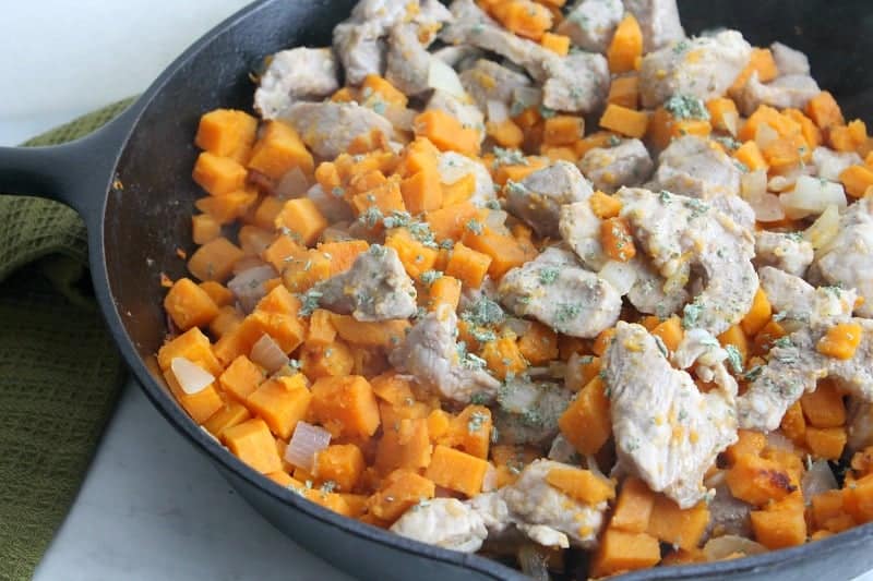 Pork and Sweet Potato Hash | The Bitter Side of Sweet #SundaySupper