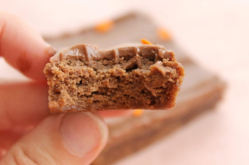 Lunch Lady Pumpkin Brownies | The Bitter Side of Sweet