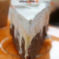 Pumpkin Brownie Ice Cream Cake