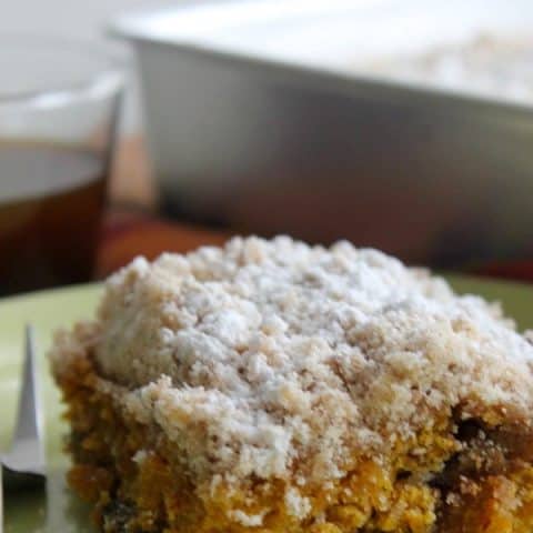 Pumpkin Coffee Cake #SundaySupper