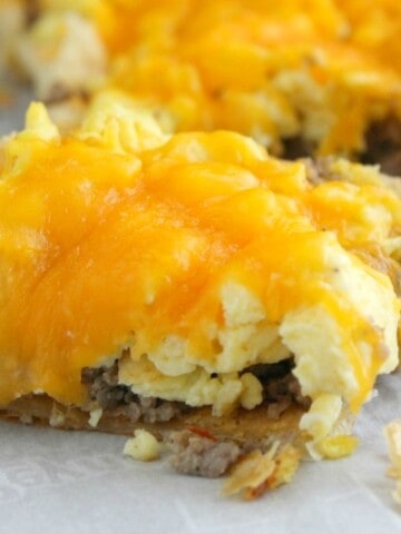 Sausage Egg and Cheese Breakfast Tart | The Bitter Side of Sweet