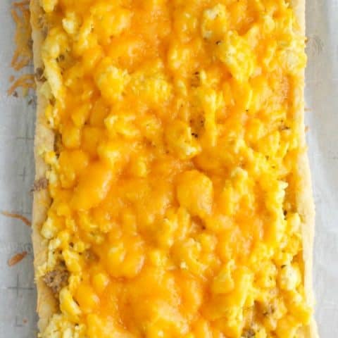 Sausage Egg and Cheese Breakfast Tart