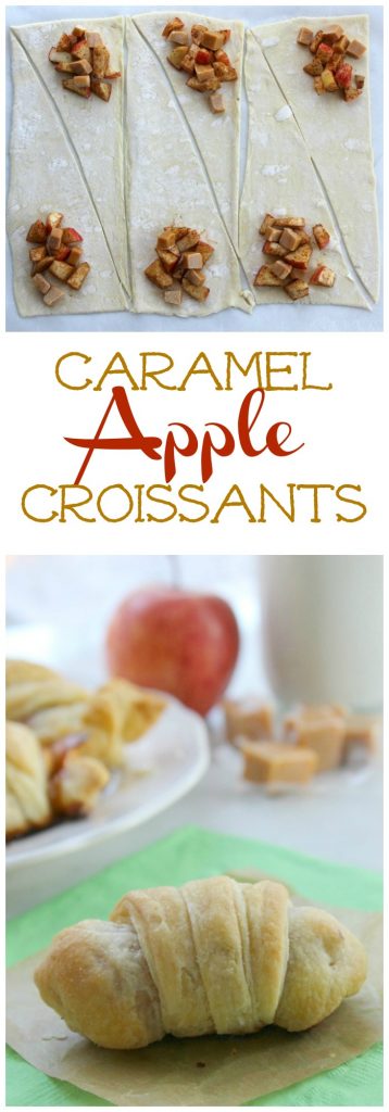 Caramel Apple Croissants | The Bitter Side of Sweet