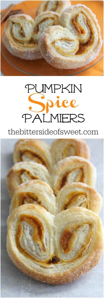 Pumpkin Spice Palmiers - The Bitter Side of Sweet