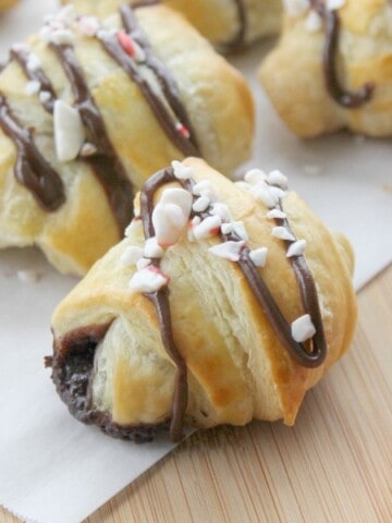 Chocolate Peppermint Croissants | The Bitter Side of Sweet