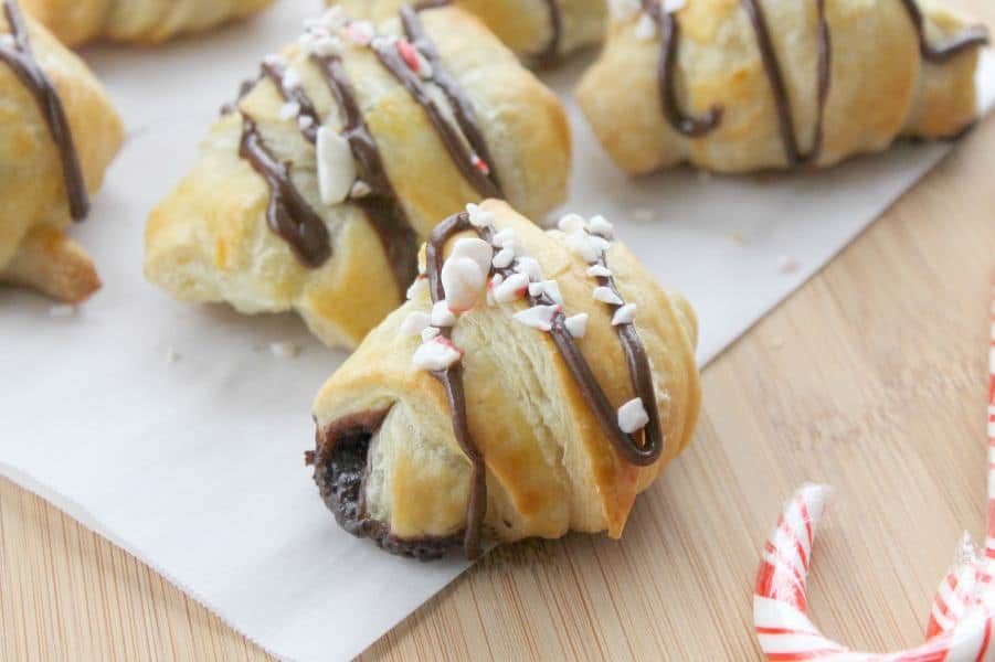 Chocolate Peppermint Croissants | The Bitter Side of Sweet