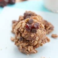 Chocolate Cherry No Bake Cookies