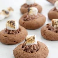 Toasted Marshmallow Thumbprint Cookies (Pay it Forward)