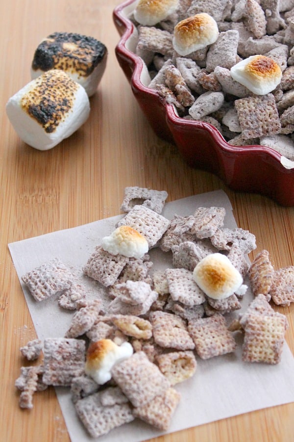 Toasted Marshmallow Muddy Buddies | The Bitter Side of Sweet
