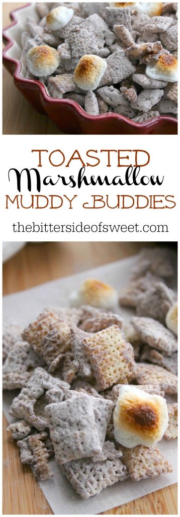 Toasted Marshmallow Muddy Buddies | The Bitter Side of Sweet