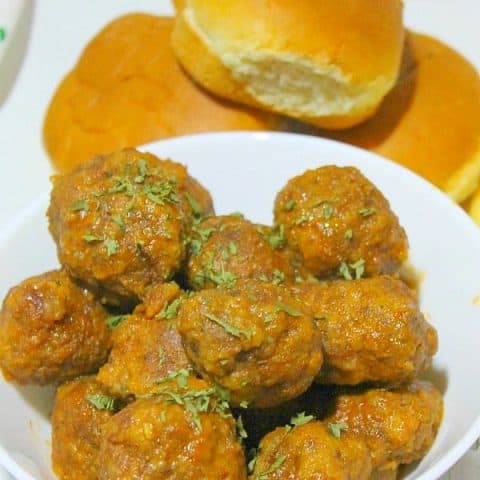 Slow Cooker Smoky Meatball Sliders