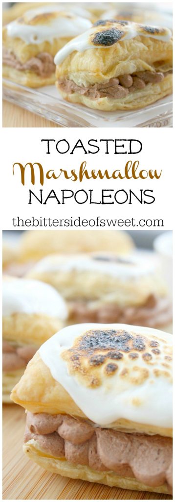 Toasted Marshmallow Napoleons | The Bitter Side of Sweet