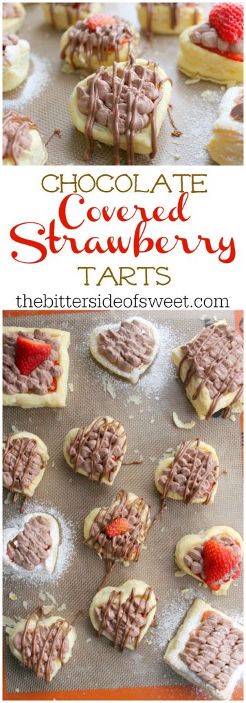 Chocolate Covered Strawberry Tarts | The Bitter Side of Sweet